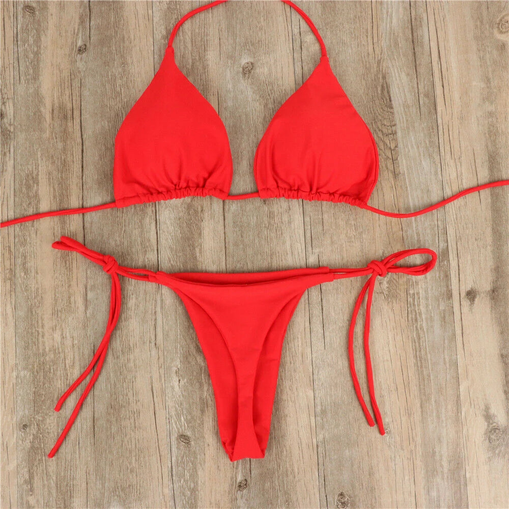 Women Bikini Set Sexy Side Tie