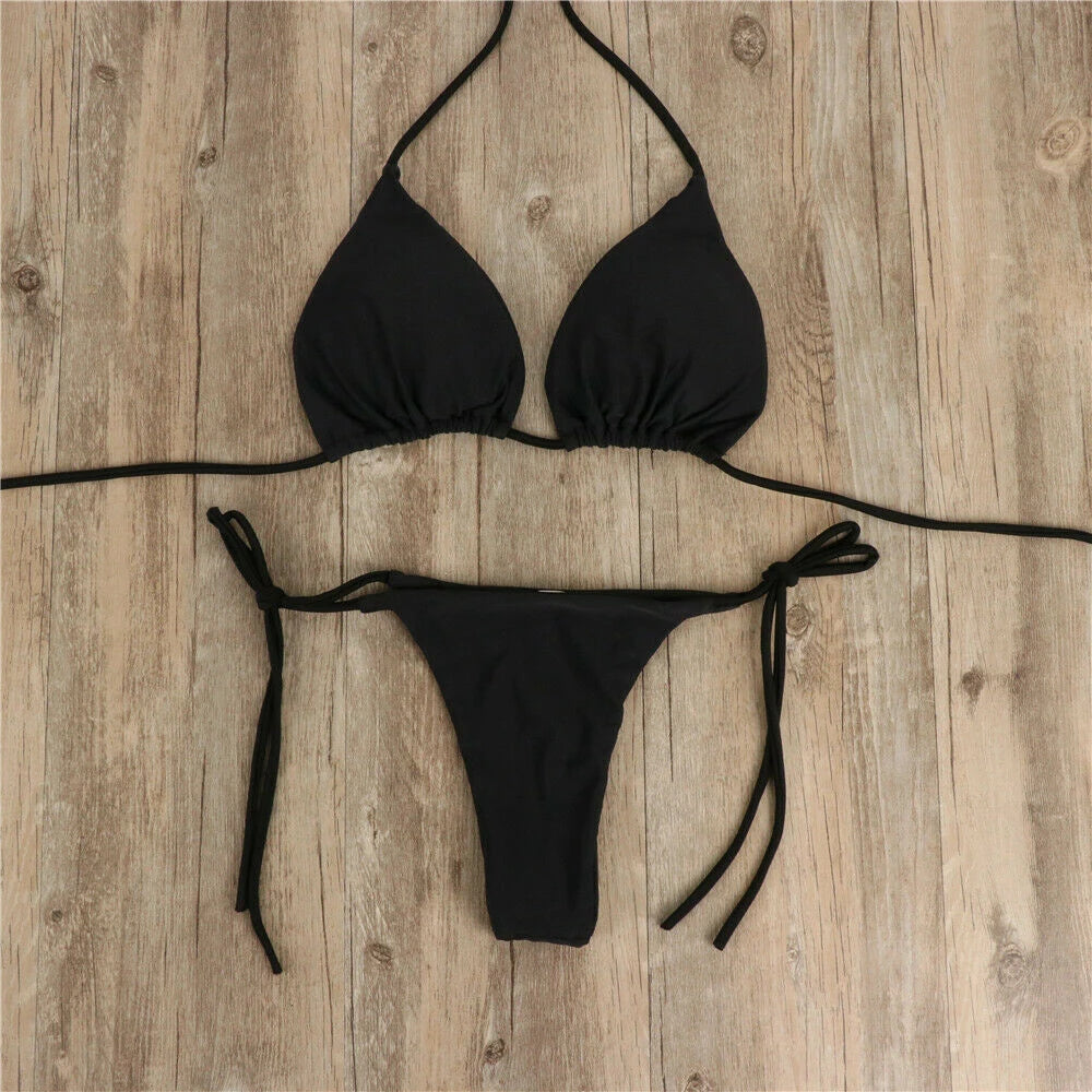 Women Bikini Set Sexy Side Tie