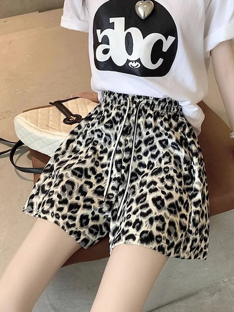 Leopard Casual Shorts