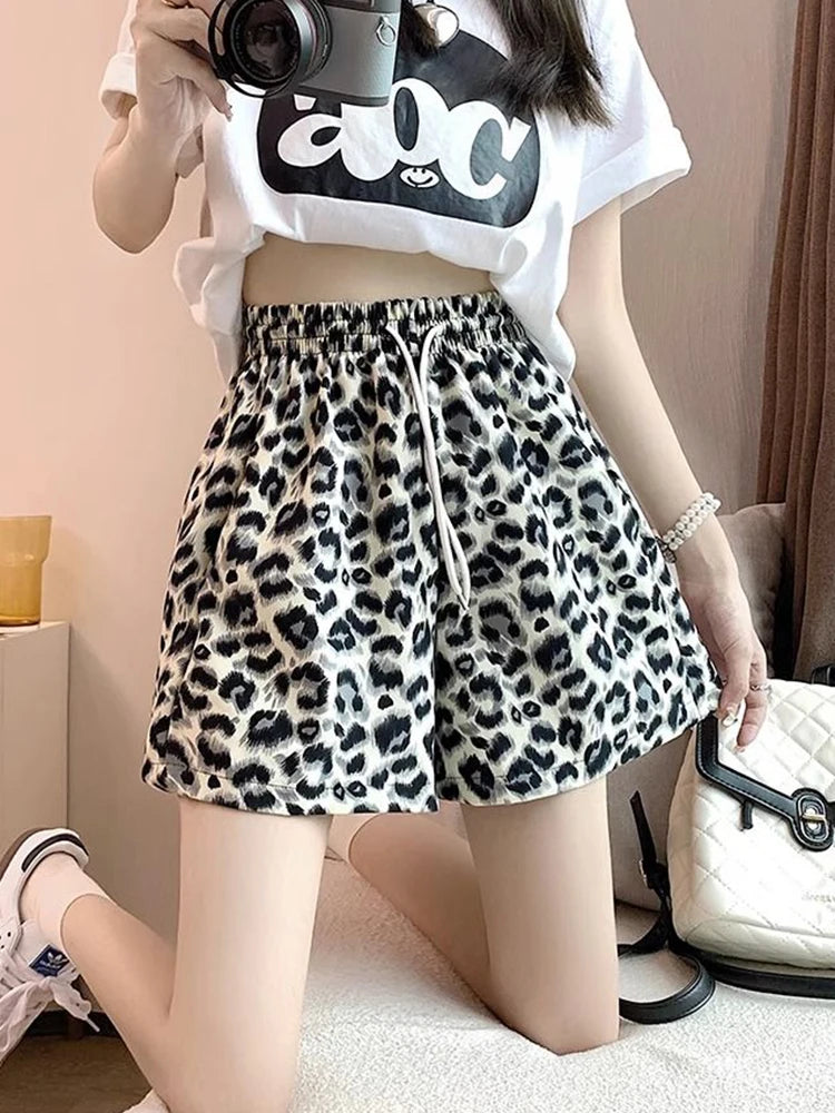 Leopard Casual Shorts