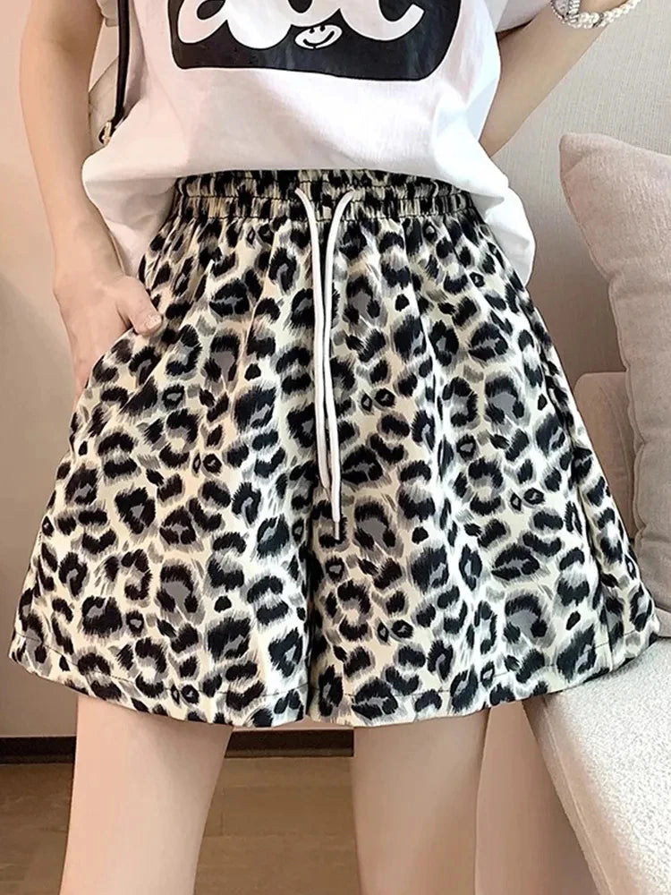 Leopard Casual Shorts