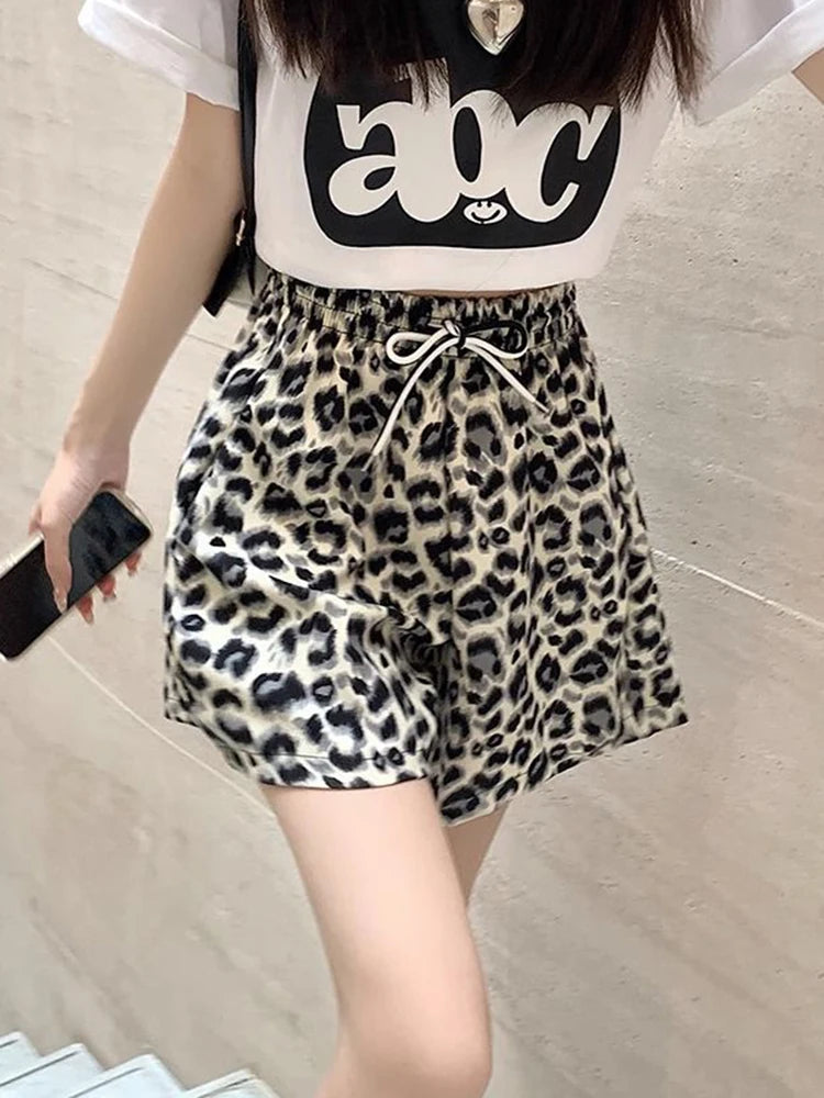 Leopard Casual Shorts