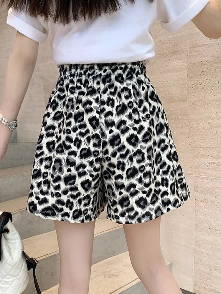 Leopard Casual Shorts